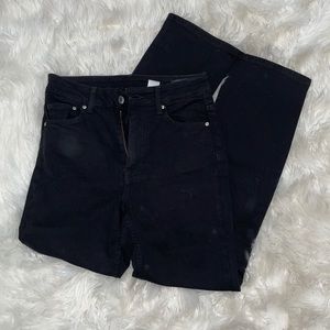 Black Straight Leg Jeans